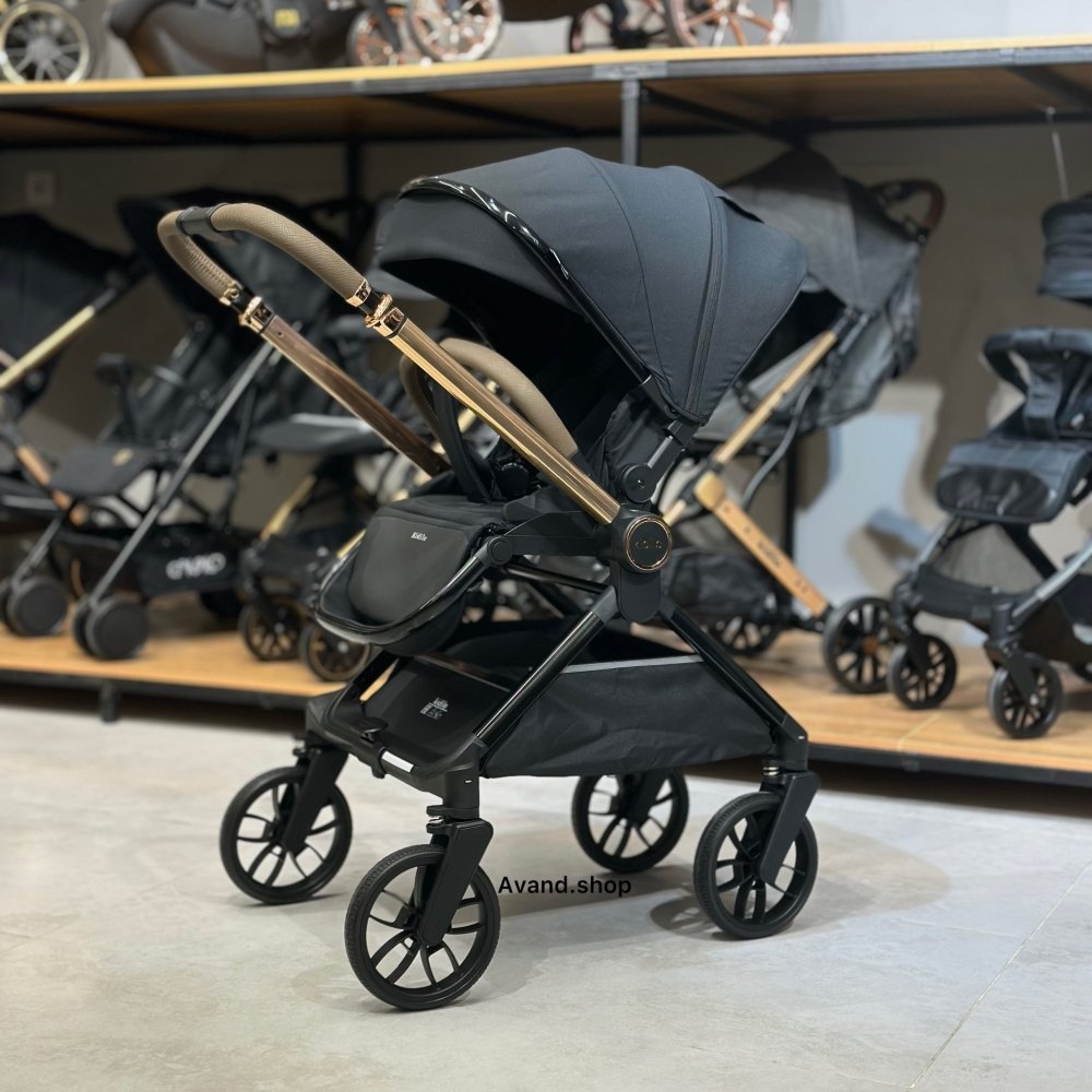 Poussette réversible premium Noir D900 Kidilo