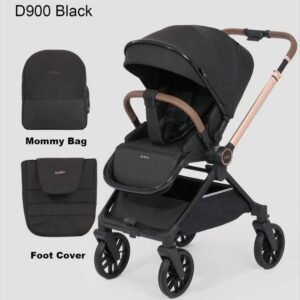 Poussette réversible premium Noir D900 Kidilo