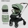 Poussette réversible premium Vert D900 Kidilo