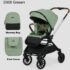 Poussette réversible premium Vert D900 Kidilo