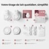 tire-lait-S12-pro-quick-double-momcozy-8 Tire-lait mains libres S12 Pro Quick double Momcozy