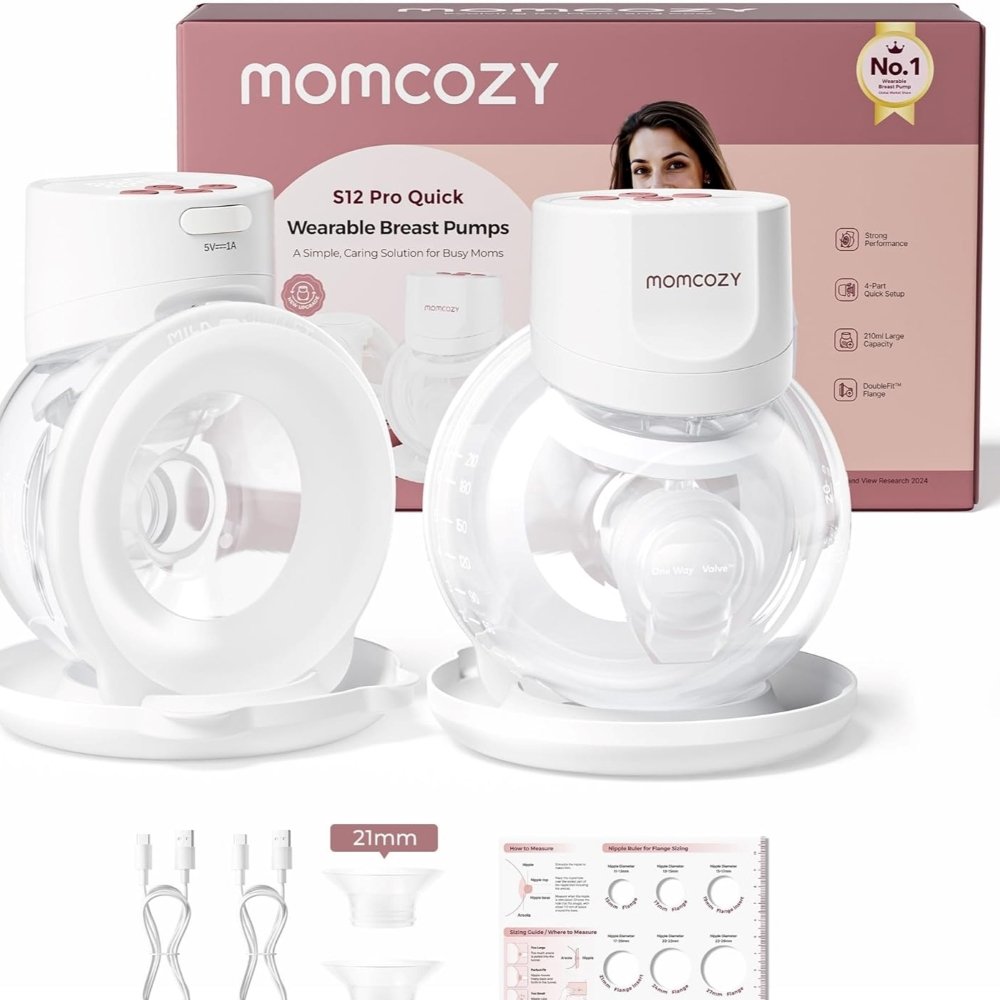 tire-lait-S12-pro-quick-double-momcozy Tire-lait mains libres S12 Pro Quick double Momcozy