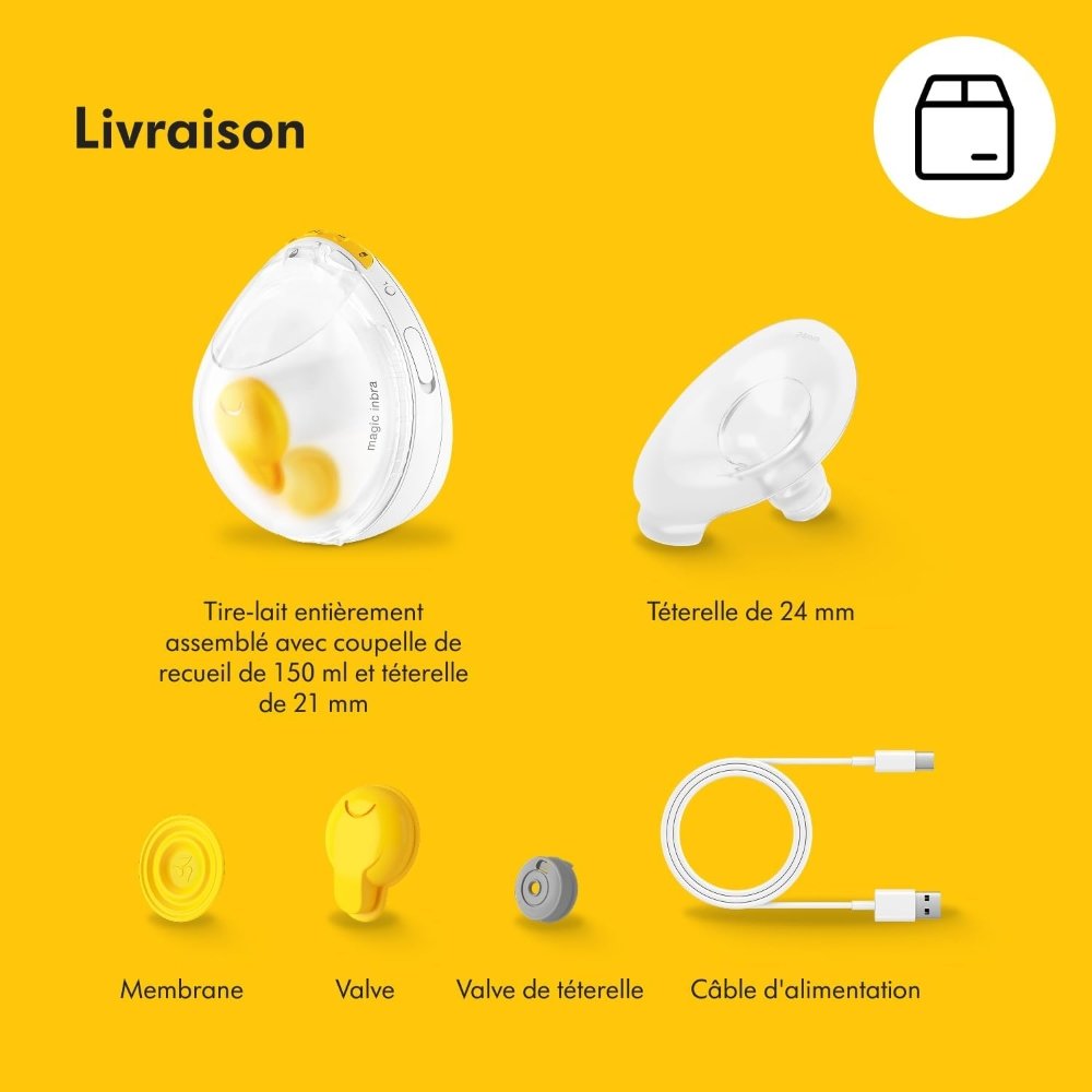 Tire-lait mains libres Inbra Magic Medela