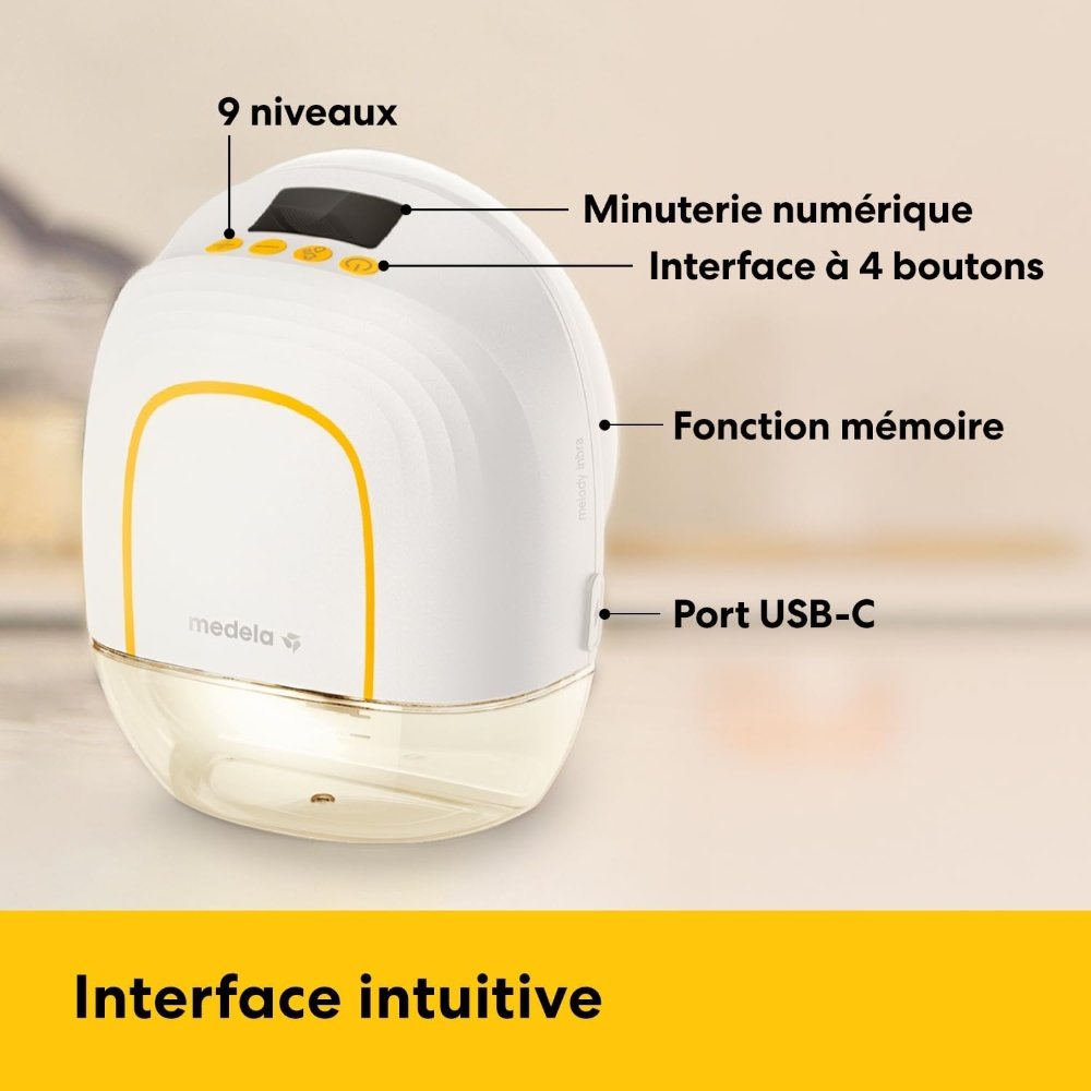 Tire-lait mains libres Melody Inbra Medela