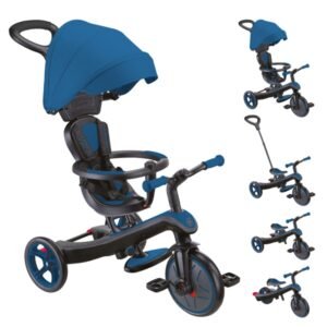 Tricycle Explorer 4en1 bleu Globber