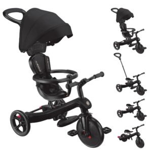 Tricycle Explorer 4en1 noir Globber