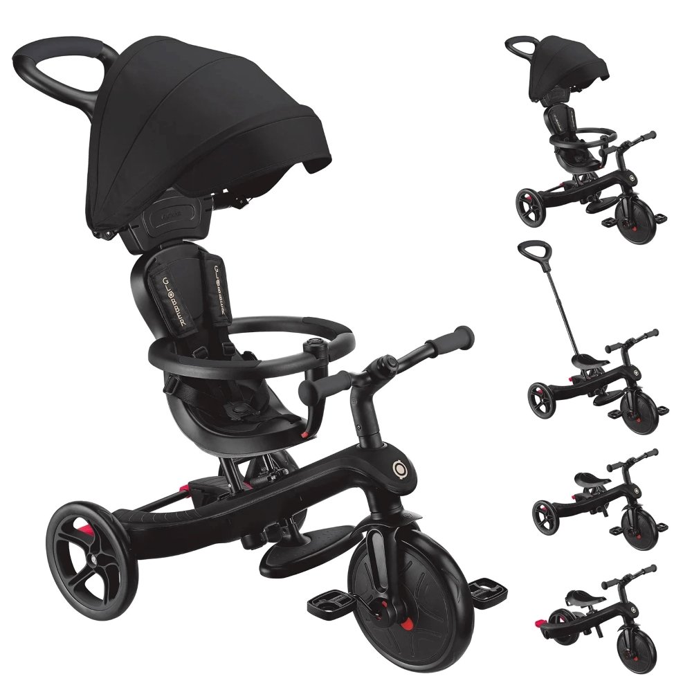 Tricycle Explorer 4en1 noir Globber