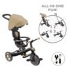 Tricycle Explorer 4en1 taupe Globber
