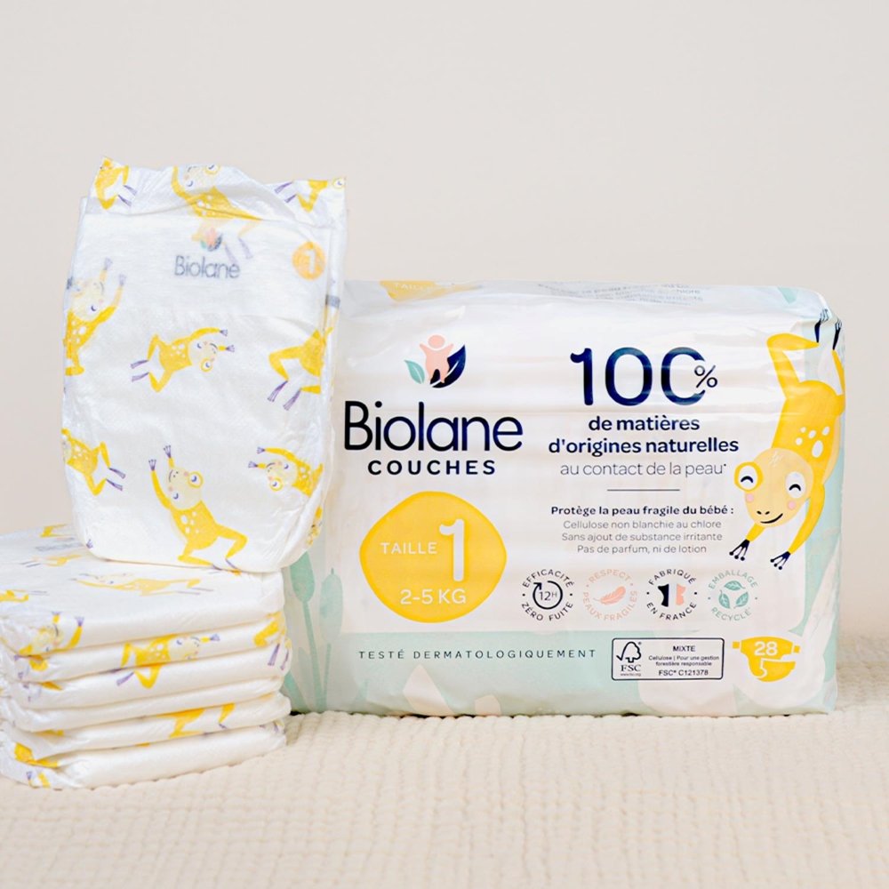 couches-naturelles-2-5-kg-taille-1-28-unités-biolane-4 Couches naturelles 2-5 Kg taille 1 28 unités Biolane