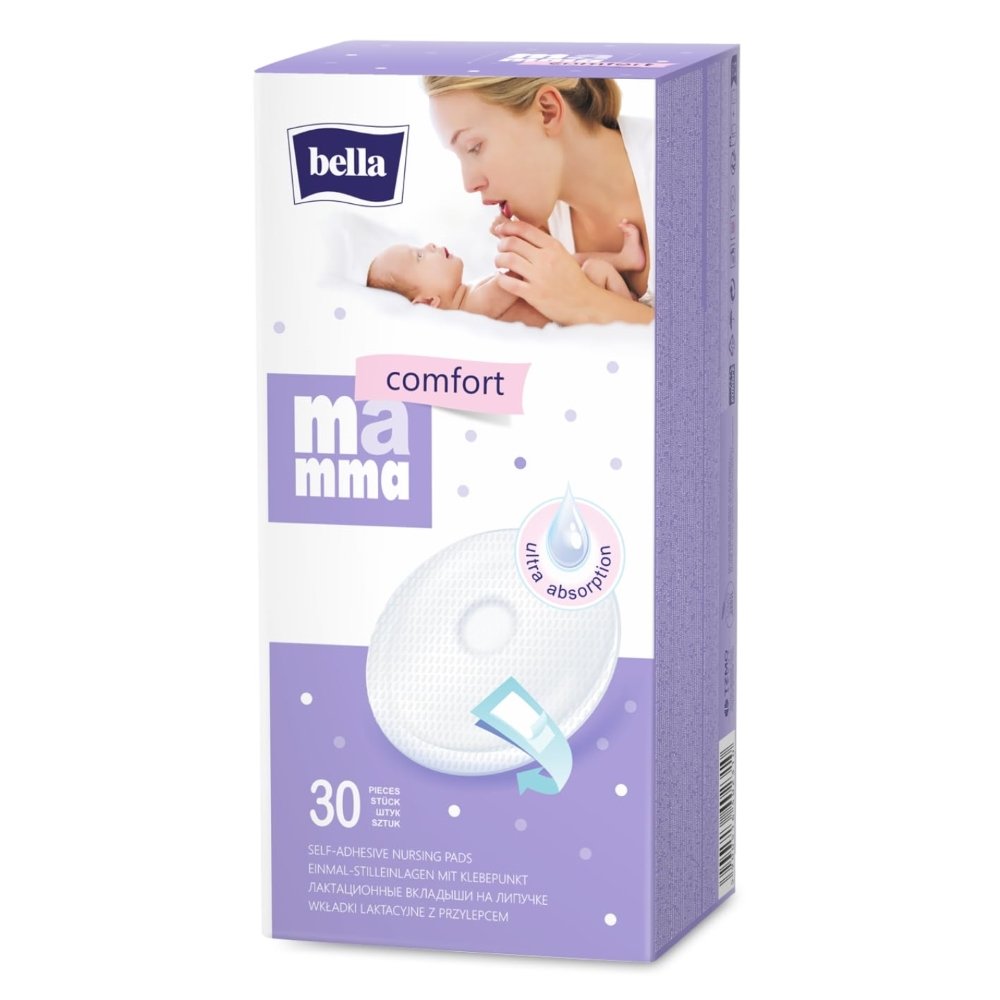 Coussinets d'allaitement comfort 30 pièces Happy