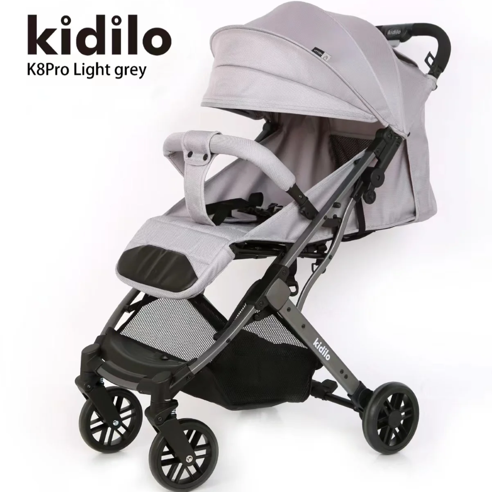 Poussette légère cabine K8pro gris Kidilo