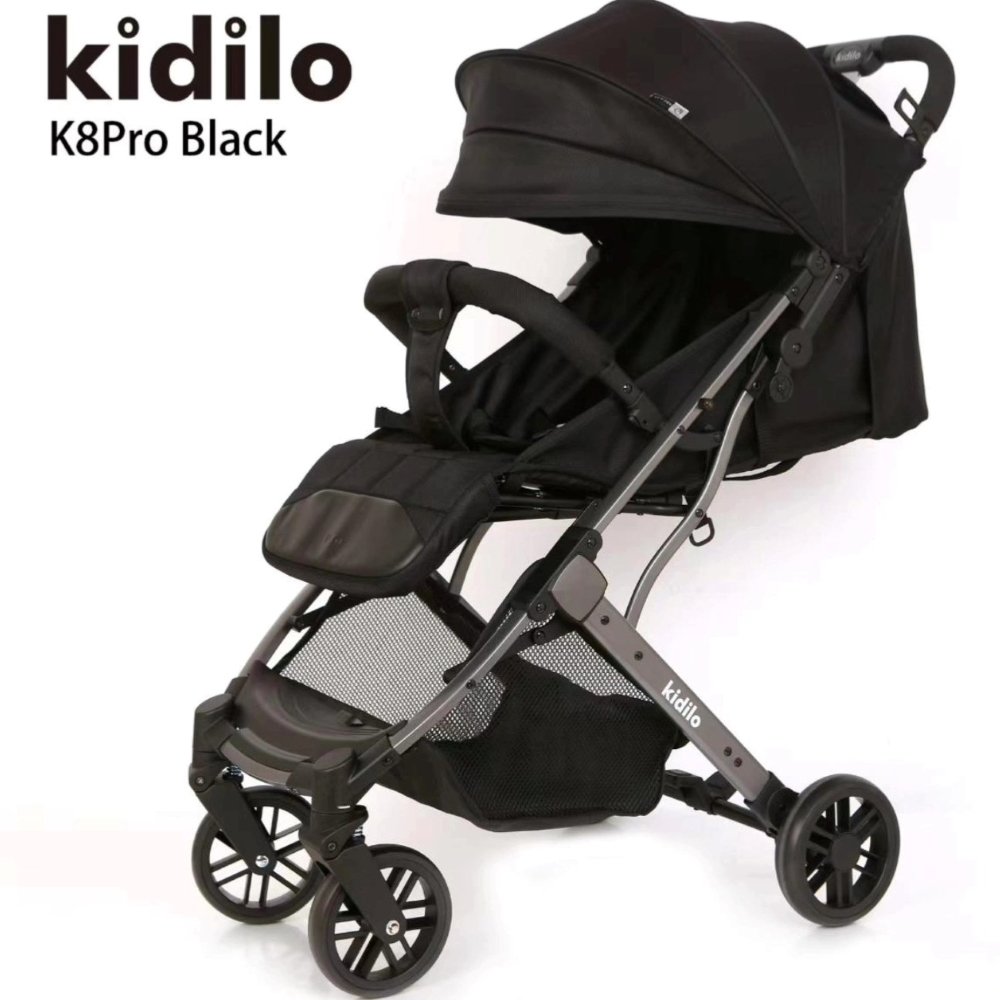Poussette légère cabine K8pro noir Kidilo