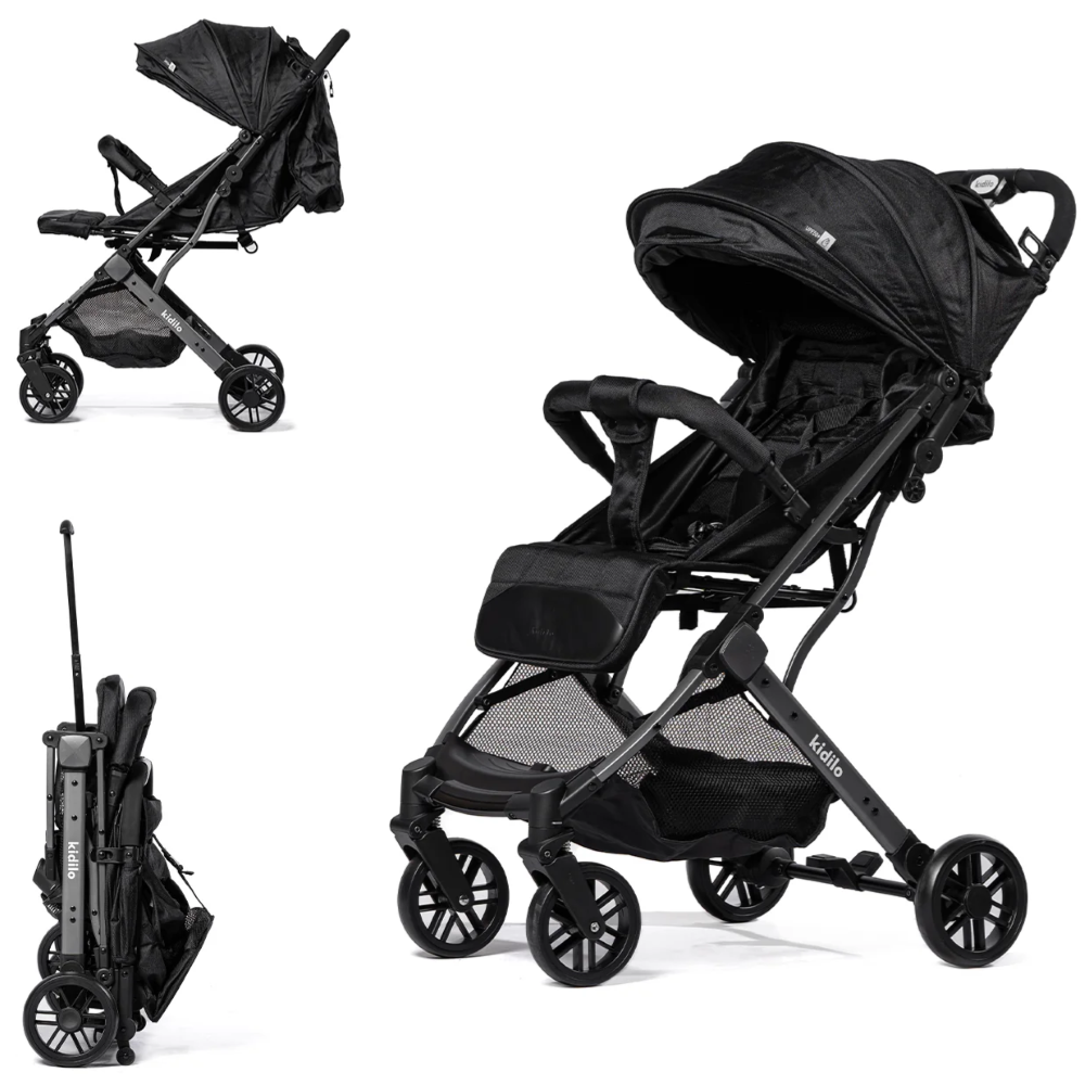 Poussette légère cabine K8pro noir Kidilo