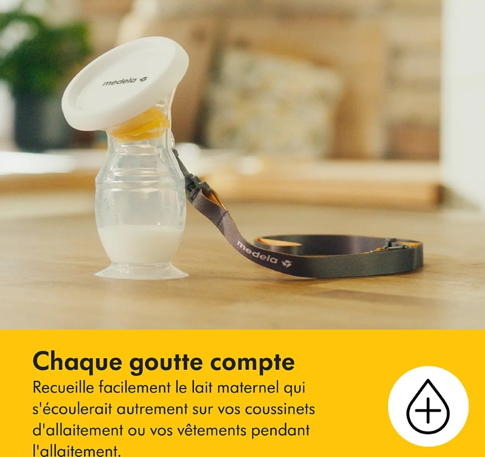 Recueil-lait en silicone Medela