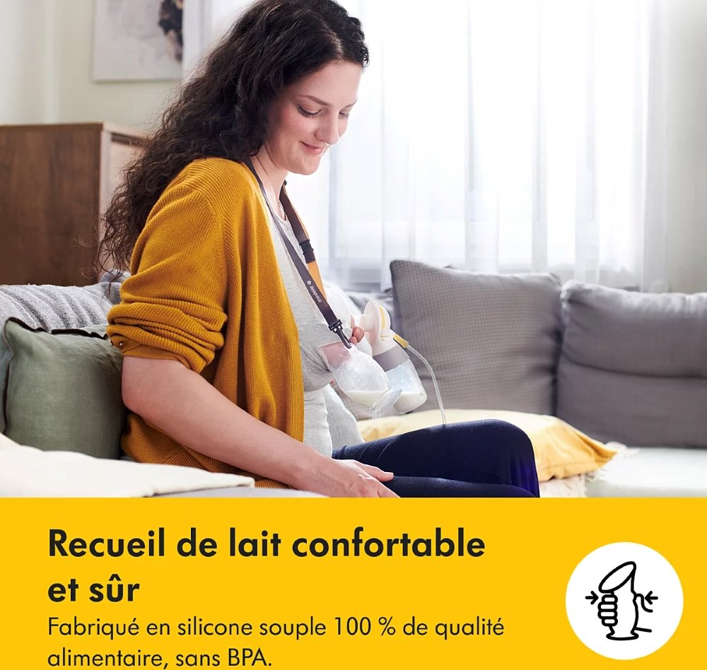 Recueil-lait en silicone Medela