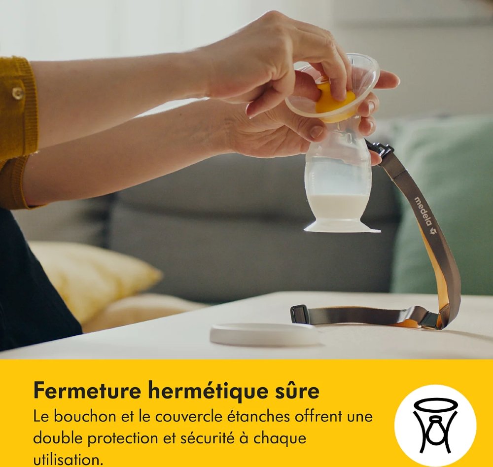Recueil-lait en silicone Medela