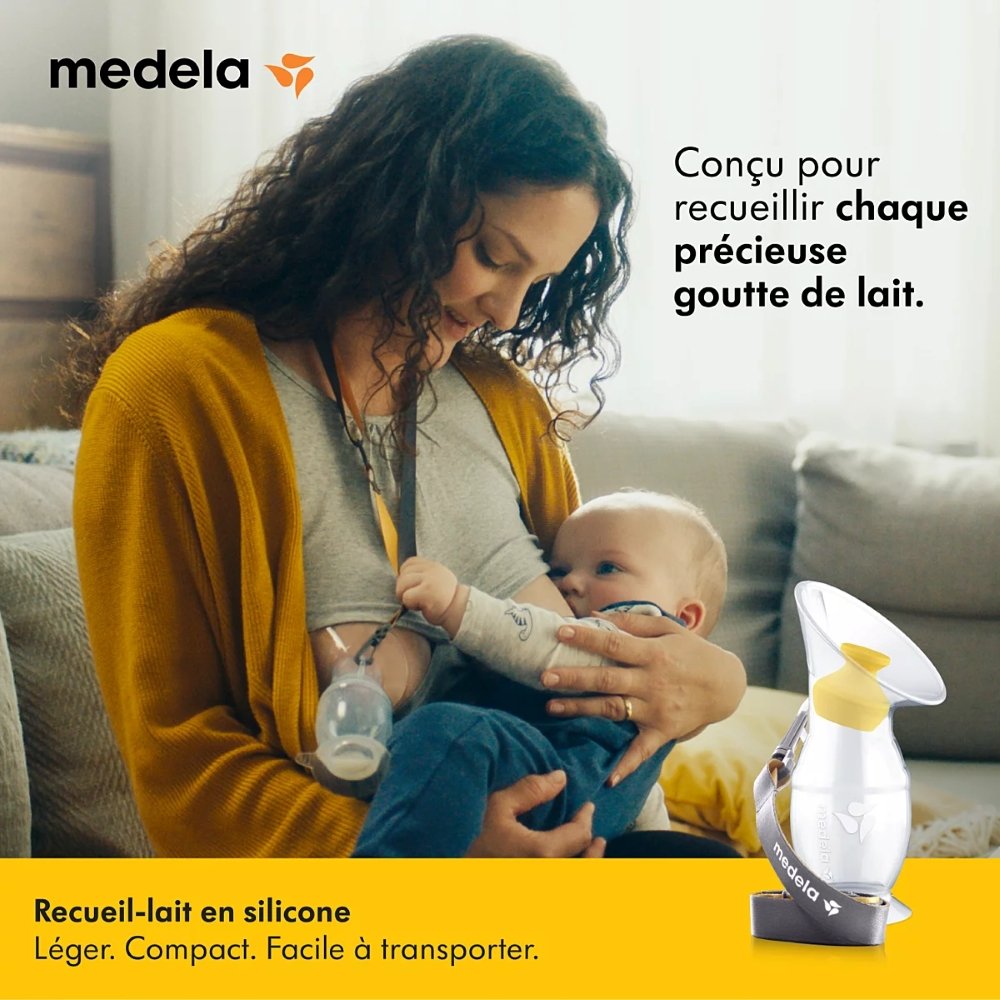 Recueil-lait en silicone Medela
