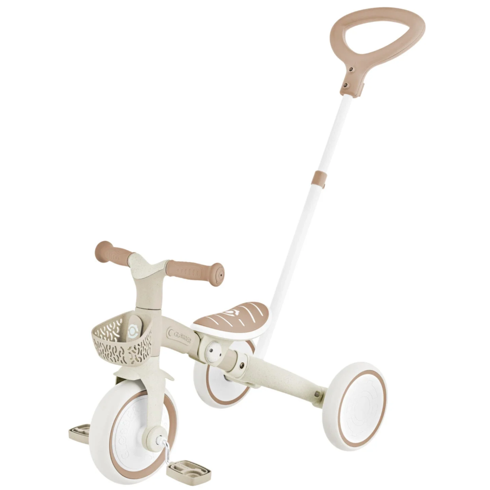 Tricycle d'apprentissage 3en1 beige Globber