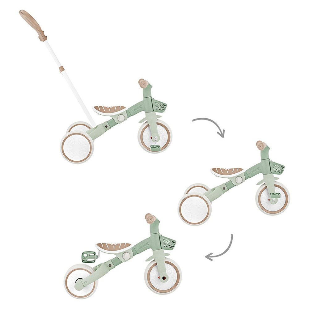 Tricycle d'apprentissage 3en1 vert Globber