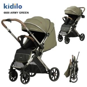Poussette réversible kaki 6600 Kidilo