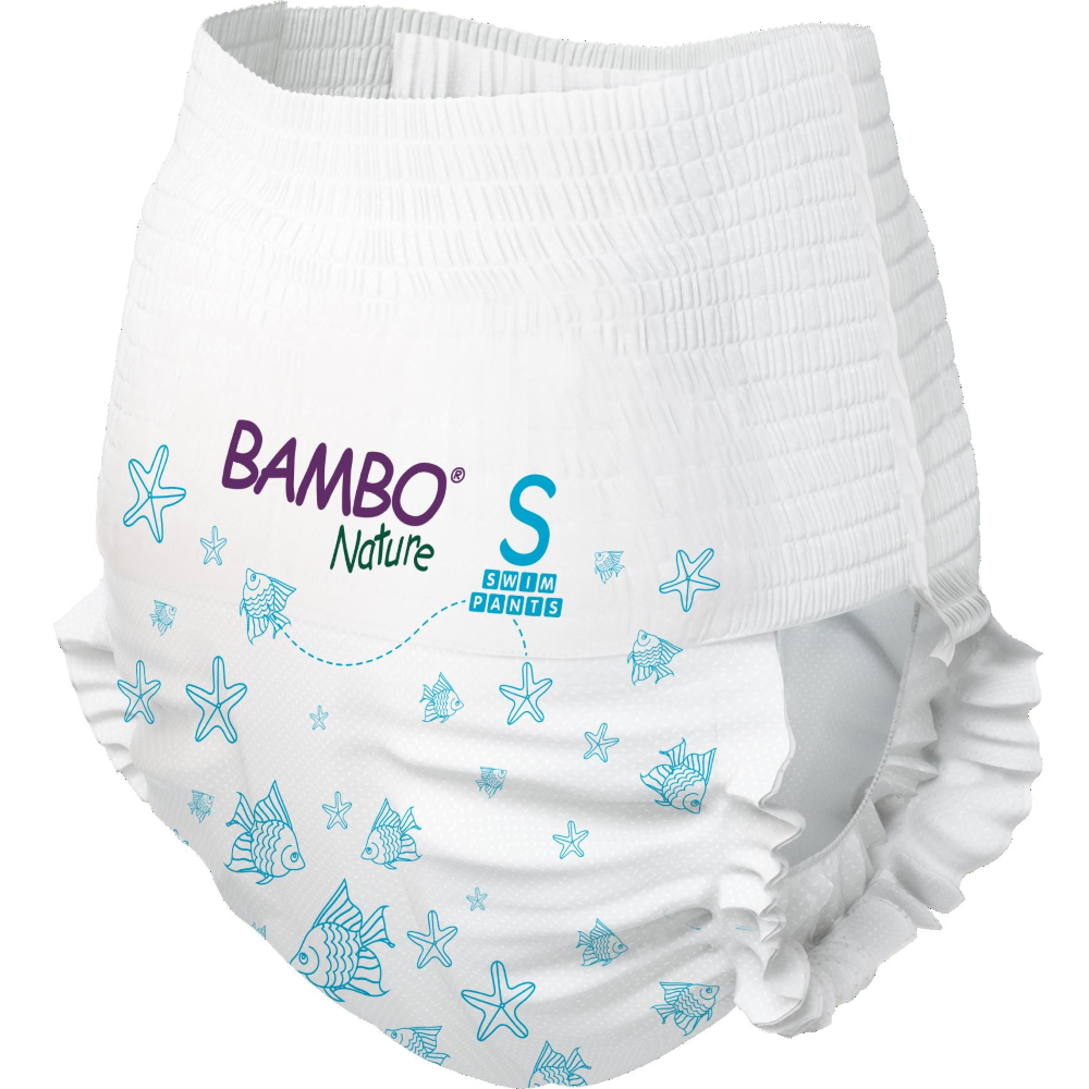 Couches de bain Bambo Nature Taille S 7-12 Kg 12 unités