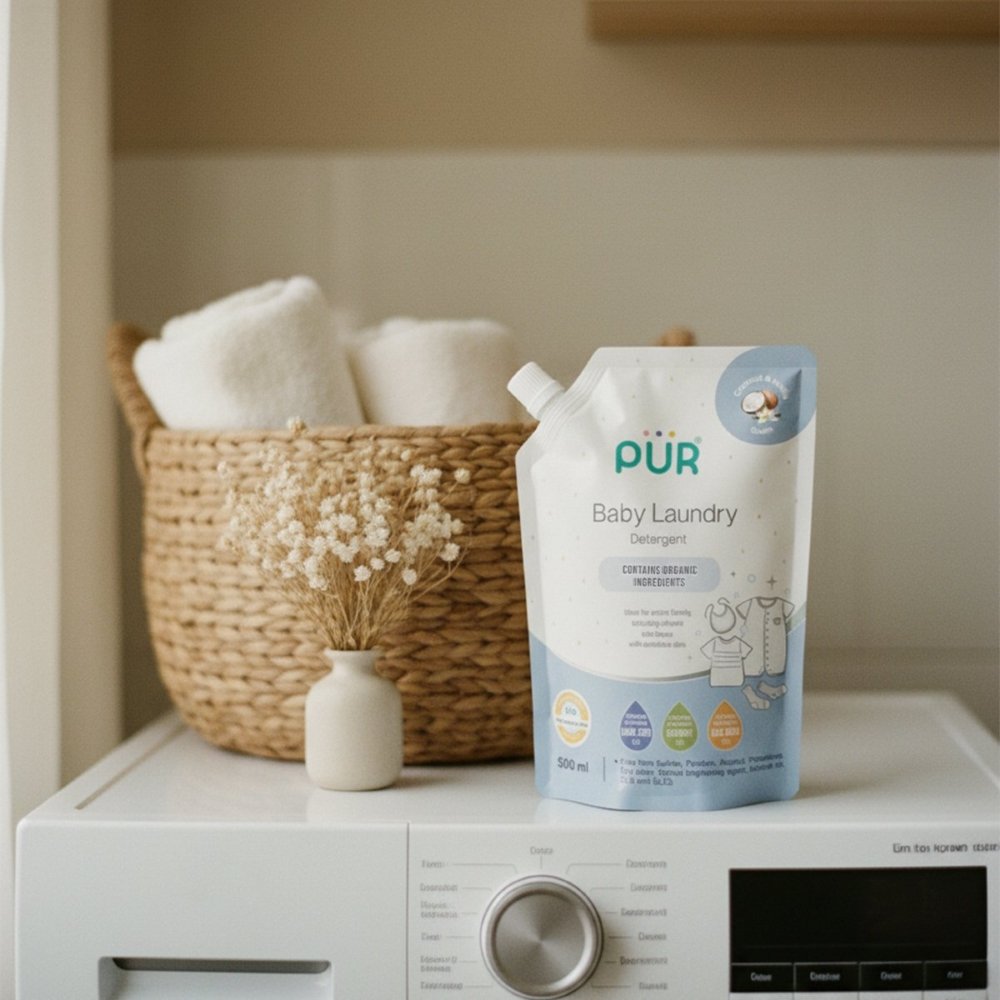 Liquide lessive 500ml vanille et noix de coco Pur