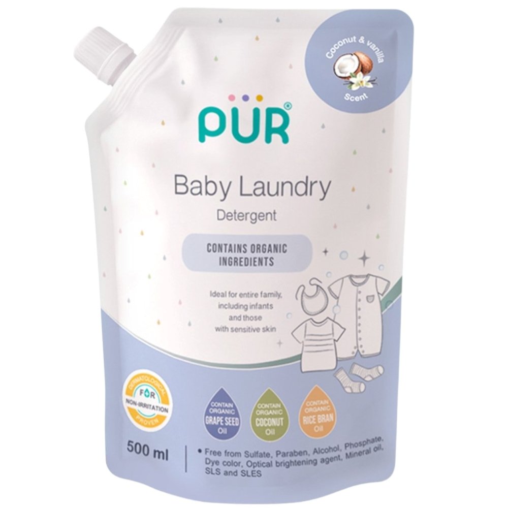 Liquide lessive 500ml vanille et noix de coco Pur
