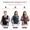 Porte bébé Momcozy en coton PureHug