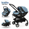 Poussette et maxicosy 2en1 bleu S366 Kidilo