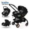 Poussette et maxicosy 2en1 noir S366 Kidilo