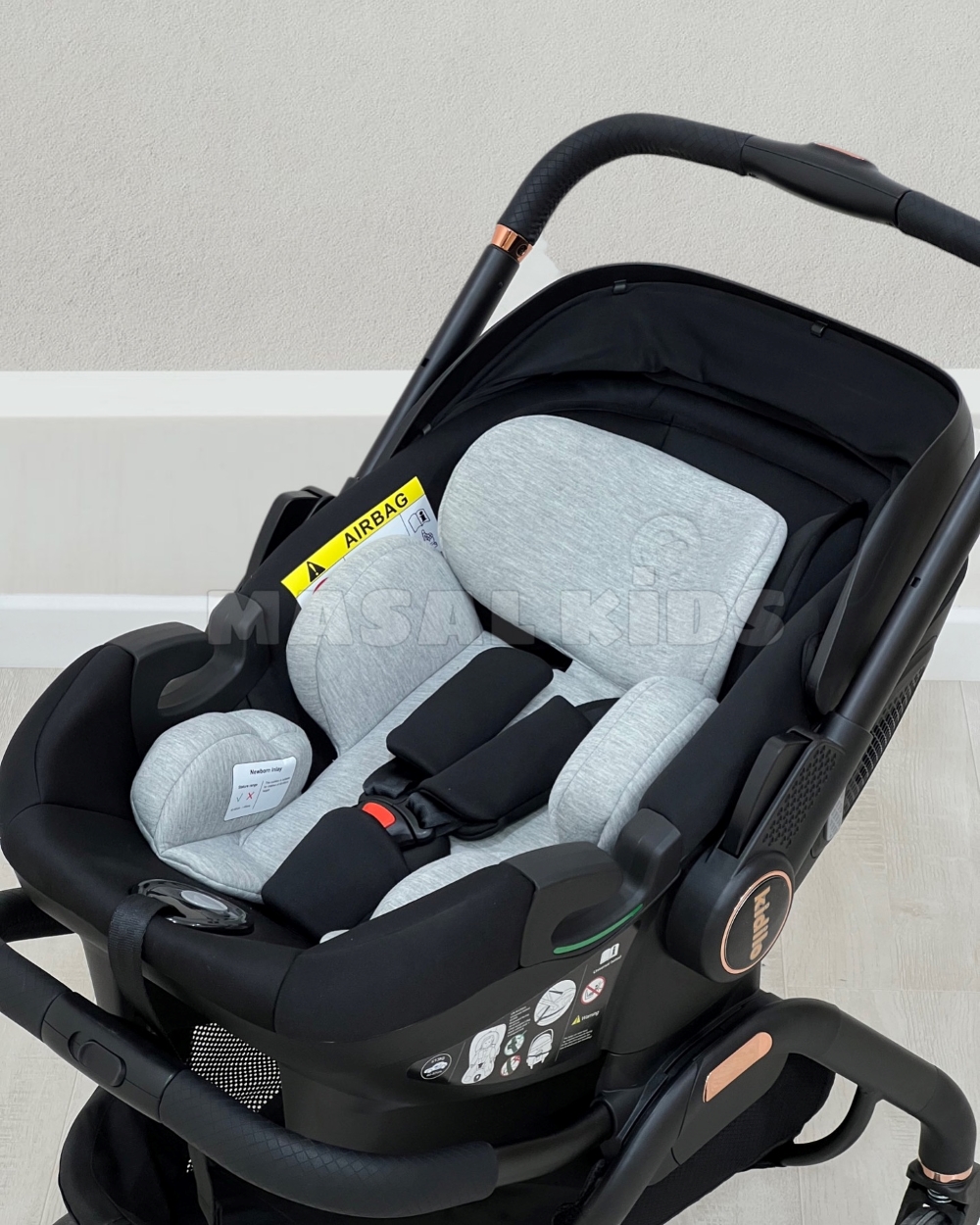 Poussette et maxicosy 2en1 bleu S366 Kidilo