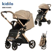 Poussette réversible beige 6600 Kidilo