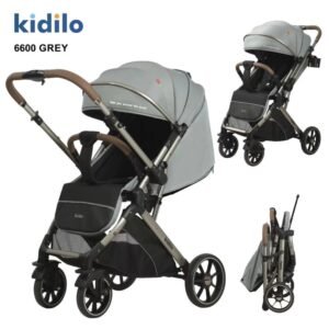 Poussette réversible gris 6600 Kidilo