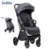 Poussette valise compacte gris C5F Kidilo