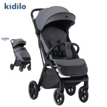 Poussette valise compacte gris C5F Kidilo