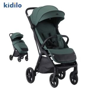 Poussette valise compacte kaki C5F Kidilo
