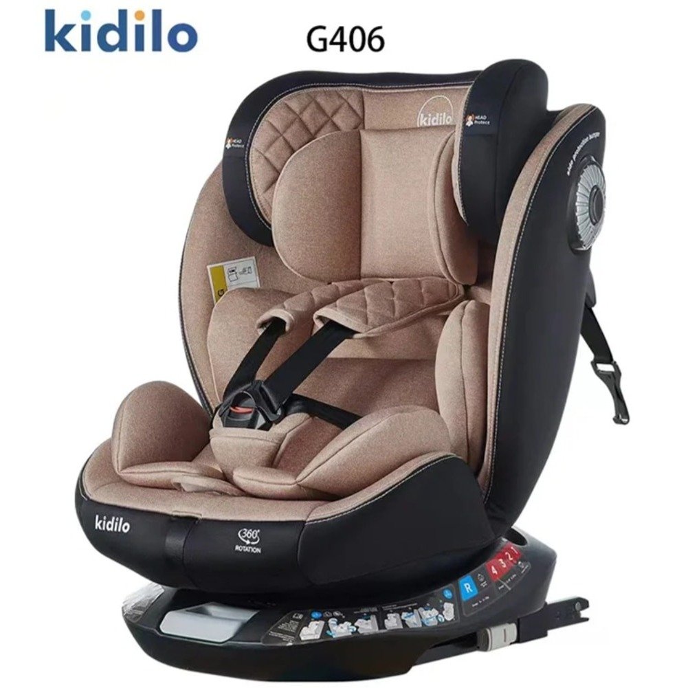 Siège auto isofix avec rotation 360 G406 beige Kidilo