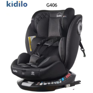 Siège auto isofix avec rotation 360 G409 noir Kidilo