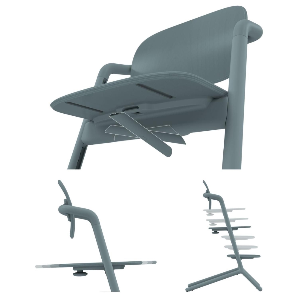 Chaise haute Lemo 3en1 Stone Blue Cybex