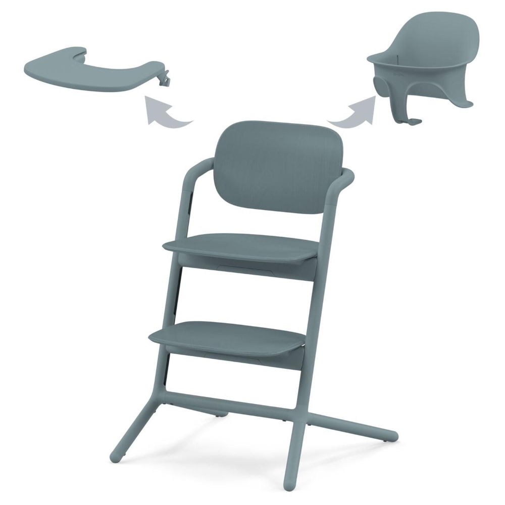 Chaise haute Lemo 3en1 Stone Blue Cybex