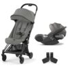 Duo Coya Matt Noir et Cloud T mirage grey Cybex