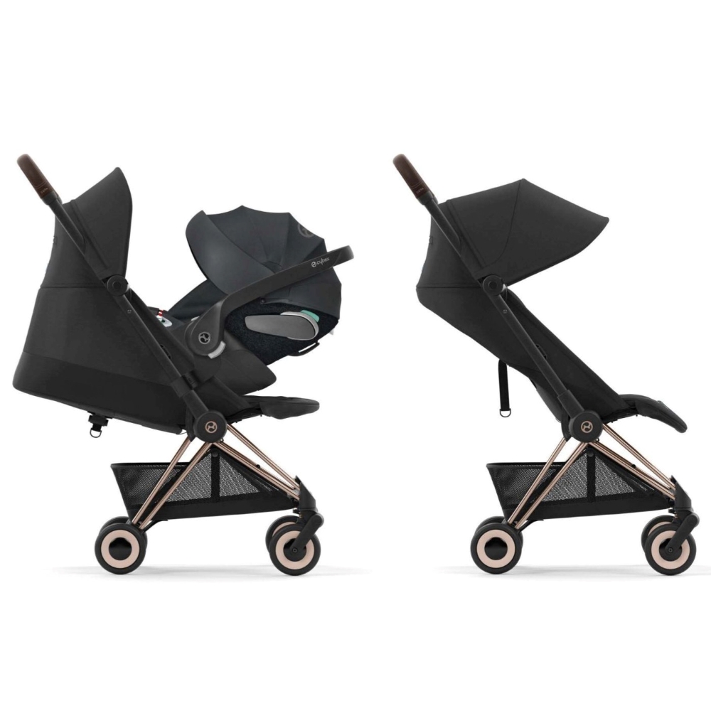 Duo Coya Matt Noir et Cloud T mirage grey Cybex