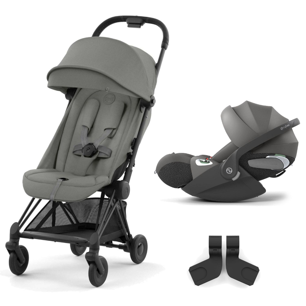 Duo Coya Matt Noir et Cloud T mirage grey Cybex
