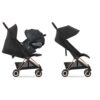 Poussette Coya Matt Black Mirage Grey Cybex