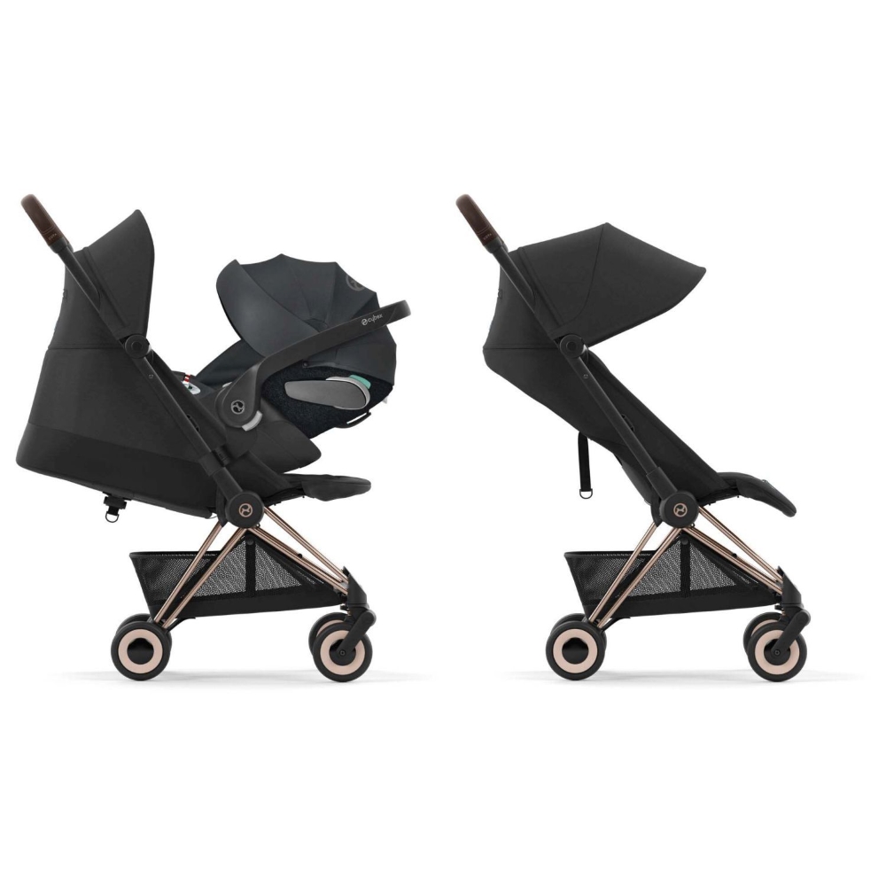 Poussette Coya Matt Black Mirage Grey Cybex