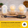 Tire-lait mains libres Freestyle mini Medela double