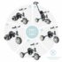 Tricycle évolutif Volta 5en1 gris Ms Innovaciones