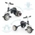 Tricycle évolutif Volta 5en1 gris Ms Innovaciones
