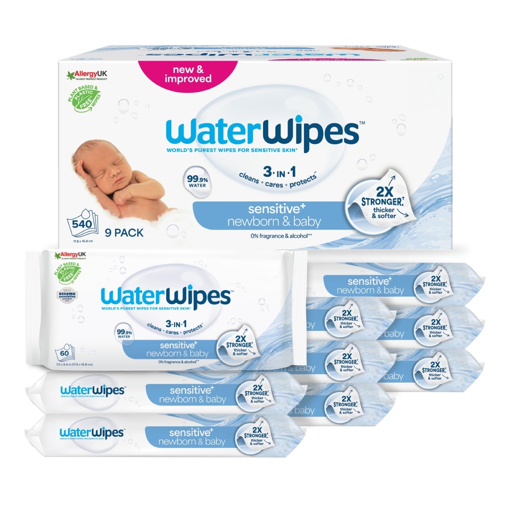 Lingettes Waterwipes 9*60 unités