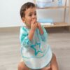 Bavoir imperméable Bleu Kiokids